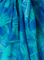 Thumbnail 6 of The Amagansett Sarong | Cobalt Jagged Palms