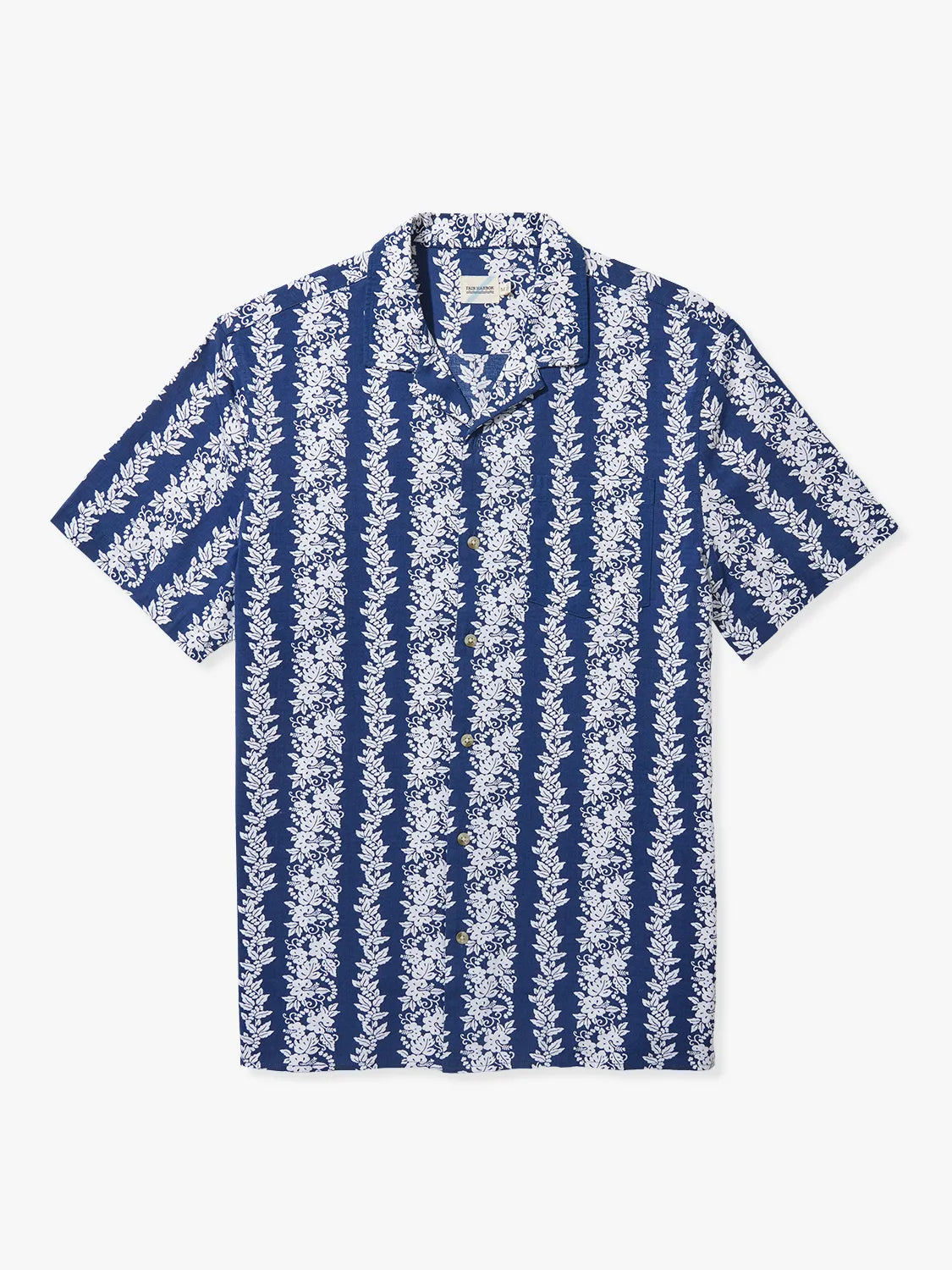 The Casablanca Camp Shirt | Navy Tropical Bandana – Fair Harbor