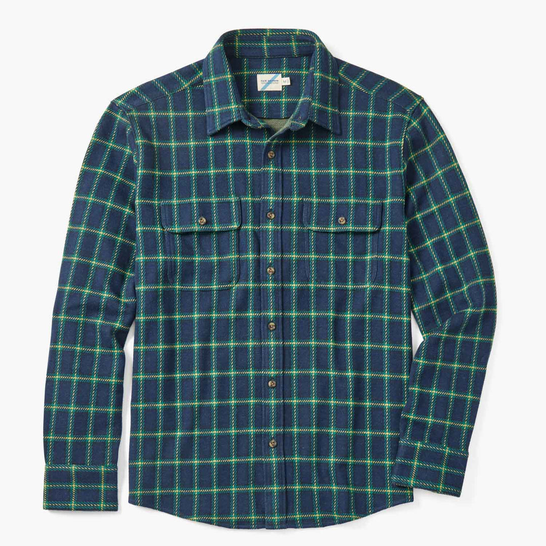 The Ultra-Stretch Dunewood Flannel | Nautical Red Plaid – Fair Harbor