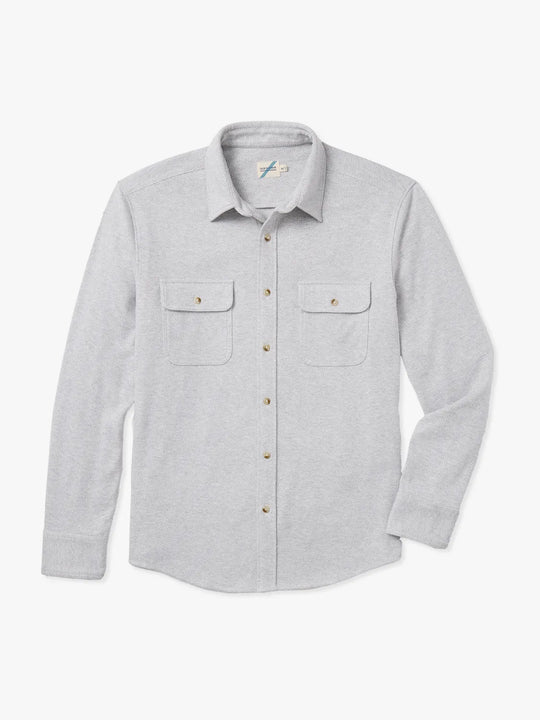 Dunewood Ultra Stretch Flannel | Heather Grey Twill