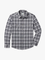 Thumbnail 1 of The Ultra-Stretch Dunewood Flannel | Charcoal Plaid