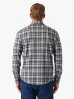Thumbnail 3 of The Ultra-Stretch Dunewood Flannel | Charcoal Plaid
