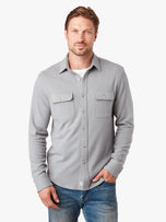 Thumbnail 2 of The Ultra-Stretch Dunewood Flannel | Grey