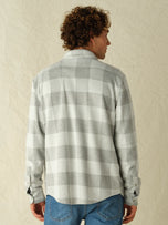 Thumbnail 5 of Dunewood Ultra Stretch Flannel | Heather Grey Buffalo Check