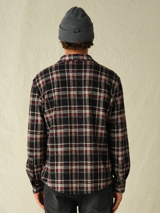 Dunewood Ultra Stretch Flannel | Fireside Red Plaid