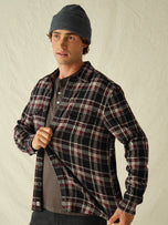 Thumbnail 4 of Dunewood Ultra Stretch Flannel | Fireside Red Plaid