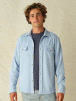 Thumbnail 3 of Dunewood Ultra Stretch Flannel | Light Blue Twill