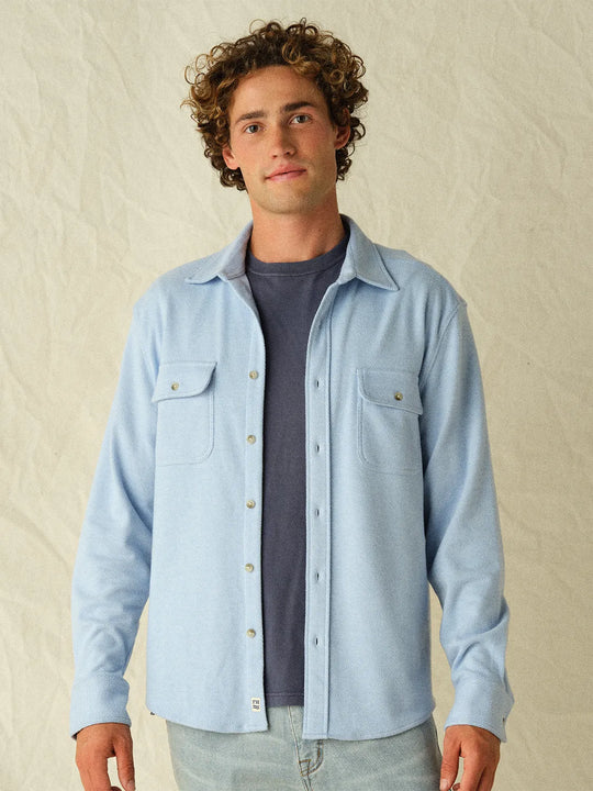 Dunewood Ultra Stretch Flannel | Light Blue Twill