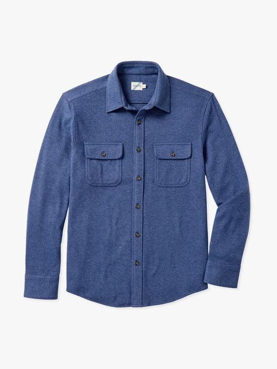 Dunewood Ultra Stretch Flannel | Navy Twill