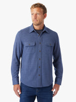 Thumbnail 2 of Dunewood Ultra Stretch Flannel | Navy Twill