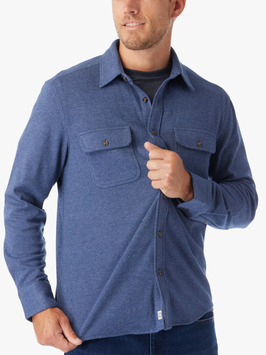 Dunewood Ultra Stretch Flannel | Navy Twill