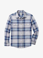 Thumbnail 1 of Dunewood Ultra Stretch Flannel | Big Surf Blue Plaid