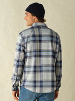 Thumbnail 5 of Dunewood Ultra Stretch Flannel | Big Surf Blue Plaid