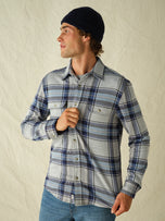 Thumbnail 4 of Dunewood Ultra Stretch Flannel | Big Surf Blue Plaid