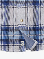 Thumbnail 7 of Dunewood Ultra Stretch Flannel | Big Surf Blue Plaid