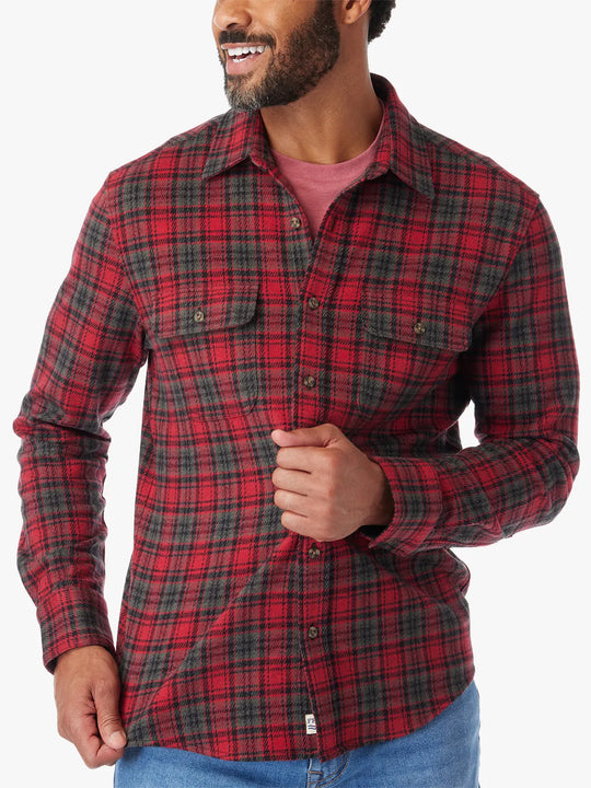 The Ultra-Stretch Dunewood Flannel | Great Outdoors Plaid