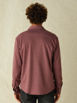 Thumbnail 5 of Dunewood Ultra Stretch Flannel | Burgundy Twill