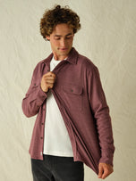 Thumbnail 4 of Dunewood Ultra Stretch Flannel | Burgundy Twill