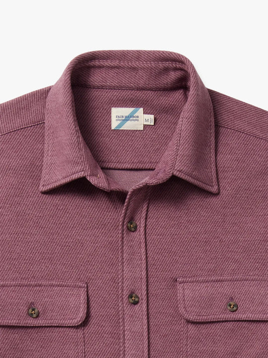 Dunewood Ultra Stretch Flannel | Burgundy Twill