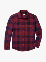 Thumbnail 1 of Dunewood Ultra Stretch Flannel | Cobalt Wine Plaid