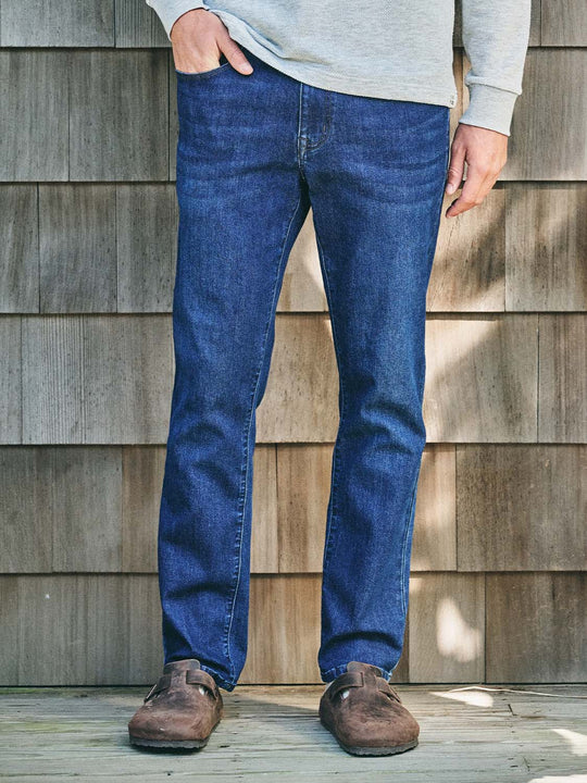 The Ultra-Stretch Driftwood Denim | Deep Sea Wash