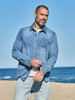 Thumbnail 2 of Driftwood Denim Shirt | Medium Denim Wash