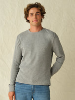 Thumbnail 3 of Hudson Waffle Crew | Heather Grey