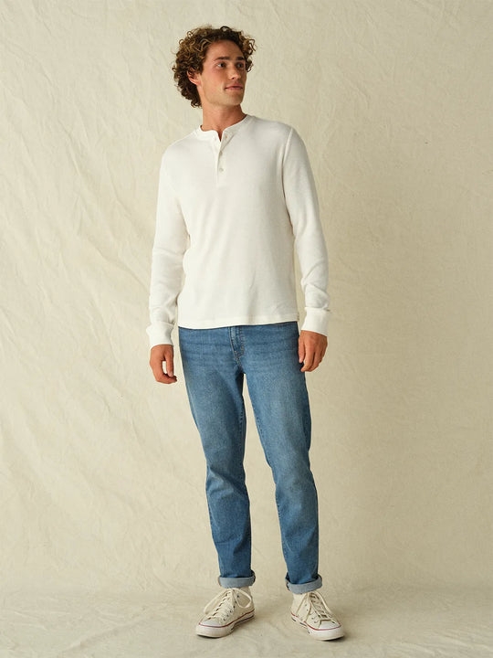 Hudson Waffle Henley | Shell