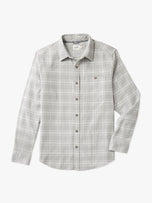 Thumbnail 1 of Seaside Lightweight Flannel | Light Grey Plaid