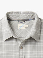 Thumbnail 5 of Seaside Lightweight Flannel | Light Grey Plaid