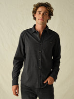 Thumbnail 2 of Seaside Lightweight Flannel | Charcoal Houndstooth