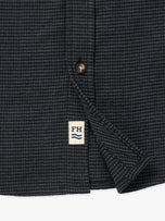 Thumbnail 6 of Seaside Lightweight Flannel | Charcoal Houndstooth