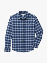 Thumbnail 1 of Seaside Lightweight Flannel | Cloudy Blue Plaid