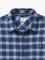 Thumbnail 8 of Seaside Lightweight Flannel | Cloudy Blue Plaid