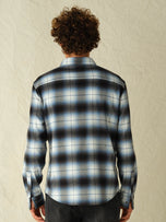 Thumbnail 5 of Seaside Lightweight Flannel | Smooth Blue Plaid