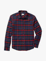 Thumbnail 1 of Seaside Lightweight Flannel | Sail Blue Plaid