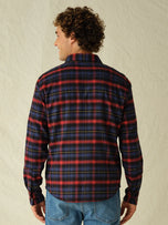 Thumbnail 5 of Seaside Lightweight Flannel | Sail Blue Plaid