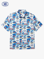 Thumbnail 1 of The Marina Shirt | White Postcard Print