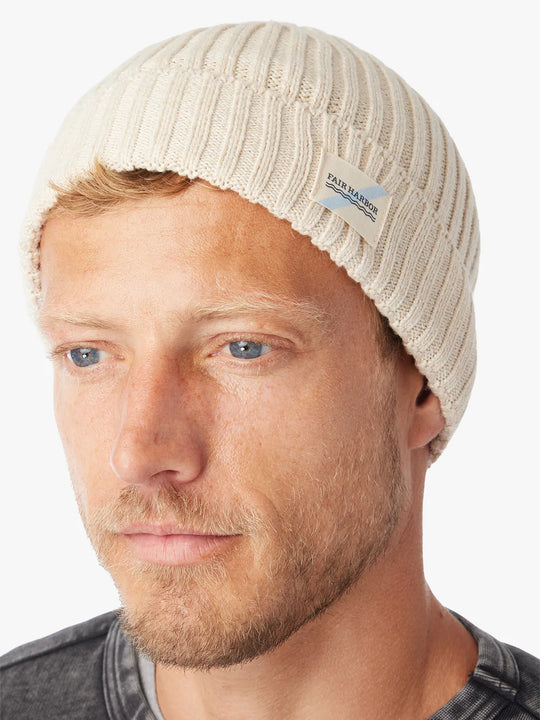 The Seawool Neptune Beanie | Sand