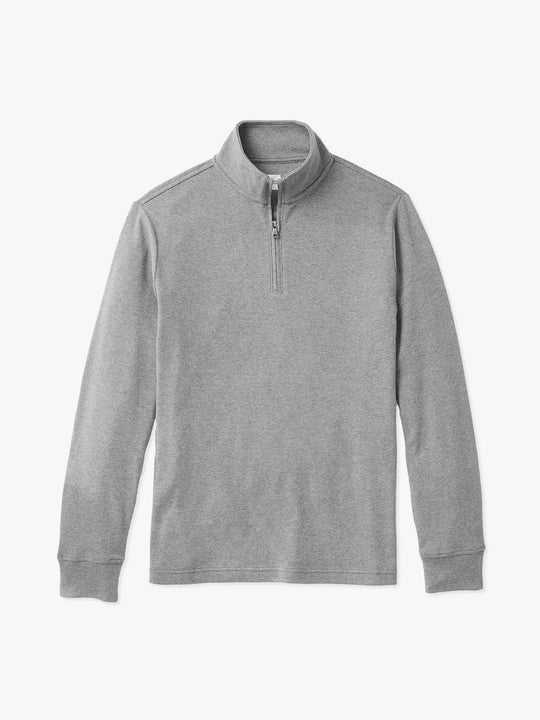 Larchmont Seawool Quarter Zip | Heather Grey