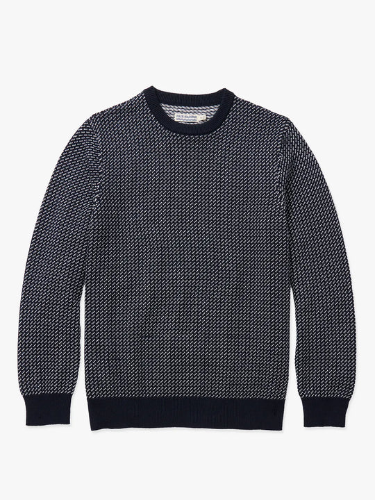 Tidal Sweater | Navy Nautical Birdseye