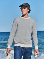 Thumbnail 2 of Tidal Sweater | Sand Birdseye