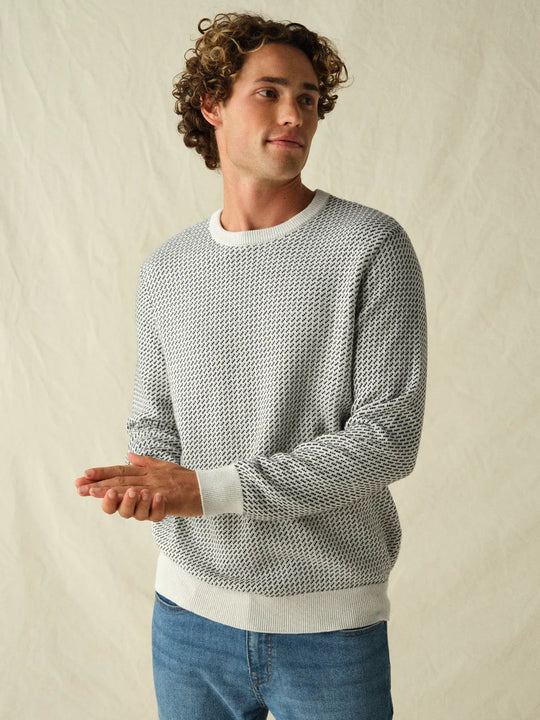 Tidal Sweater | Sand Birdseye