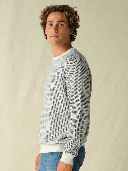 Tidal Sweater | Sand Birdseye