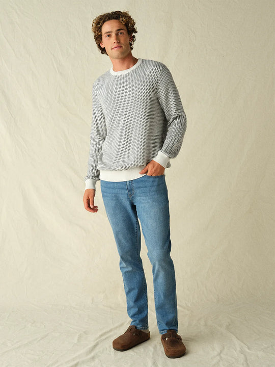 Tidal Sweater | Sand Birdseye