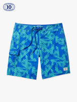 Thumbnail 1 of The Rockaway Boardshort | Cobalt Jagged Palms