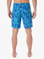 Thumbnail 5 of The Rockaway Boardshort | Cobalt Jagged Palms