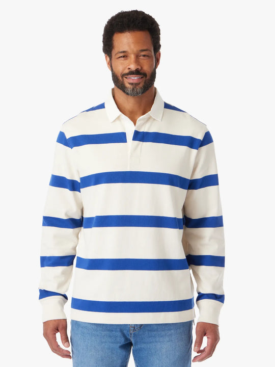 The KD Rugby Shirt | Nautical Blue Stripe