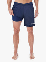 Thumbnail 2 of The Schooner Mesh Short | Navy