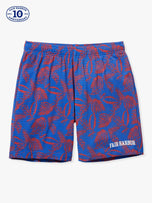 Thumbnail 1 of The Schooner Mesh Short | Cobalt Neon Leaves